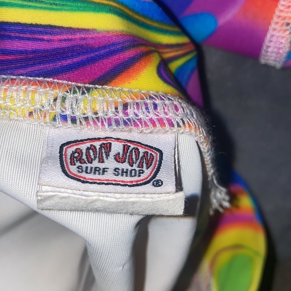 rare Vintage Ron Jon psychedelic long sleeve rash guard - Picture 3 of 4